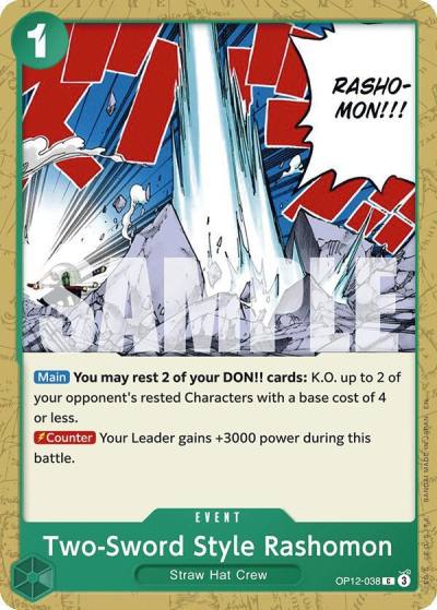 Two-Sword Style Rashomon OP12-038 Legacy of the Master Card
