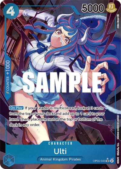 Ulti (Alternate Art) OP05-043 Awakening of the New Era Card