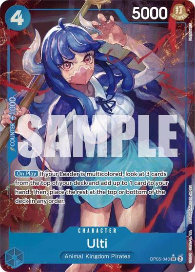 Ulti (Alternate Art) OP05-043 Premium Booster -The Best- Card