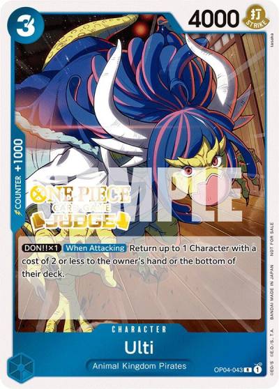Ulti (Judge Pack Vol. 3) OP04-043 One Piece Promotion Cards Card