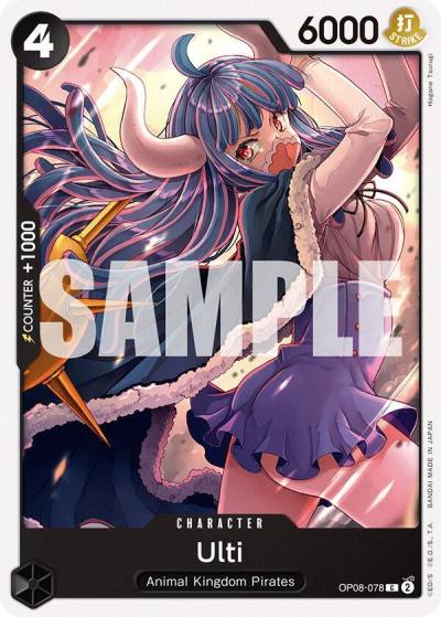 Ulti OP08-078 Two Legends Card