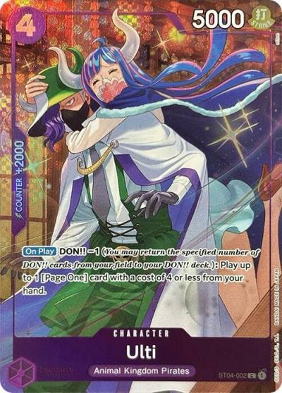 Ulti (Premium Card Collection -Best Selection Vol. 3-) ST04-002 One Piece Promotion Cards Card