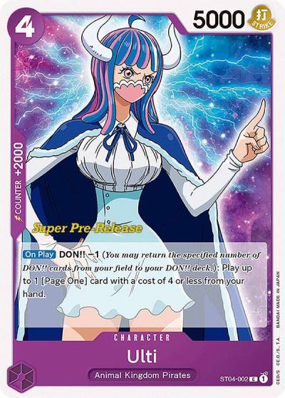 Ulti ST04-002 Super Pre-Release Starter Deck 4: Animal Kingdom Pirates Card