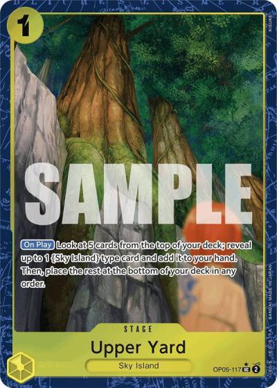 Upper Yard (Alternate Art) OP05-117 Premium Booster -The Best- Card