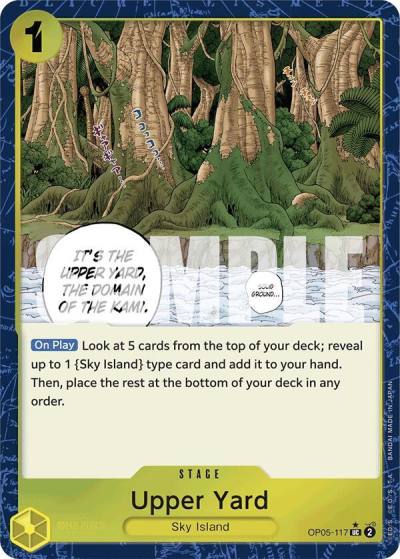 Upper Yard (Textured Foil) OP05-117 Premium Booster -The Best- Card