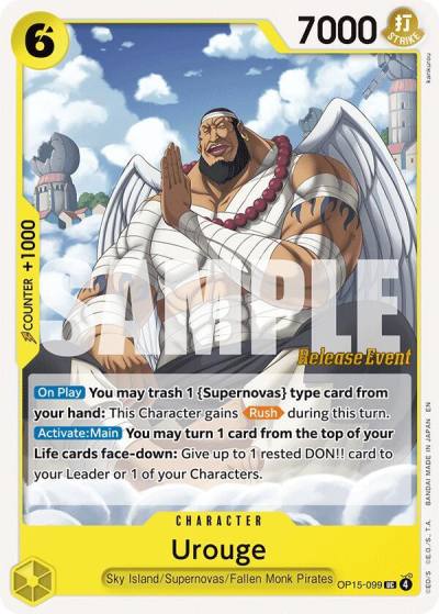 Urouge OP15-099 Adventure on Kami's Island Release Event Cards Card