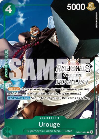 Urouge (Regional Finalist Card Set 2025 Vol.1) OP07-021 One Piece Promotion Cards Card