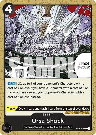 Ursa Shock OP12-096 Legacy of the Master Release Event Cards Card