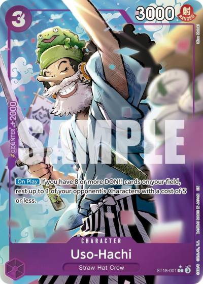 Uso-Hachi (Alternate Art) ST18-001 Premium Booster -The Best- Vol. 2 Card