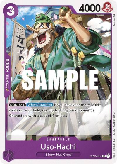 Uso-Hachi OP05-061 Awakening of the New Era Card