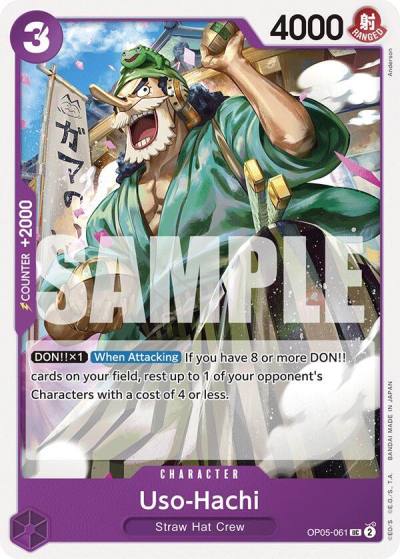 Uso-Hachi (OP05-061) OP05-061 Starter Deck 18: PURPLE Monkey.D.Luffy Card