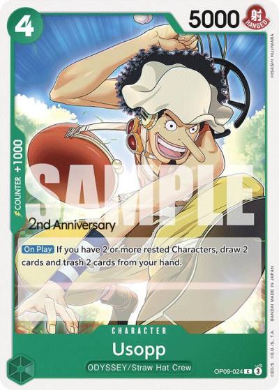 Usopp (024) OP09-024 Emperors in the New World: 2nd Anniversary Tournament Cards Card