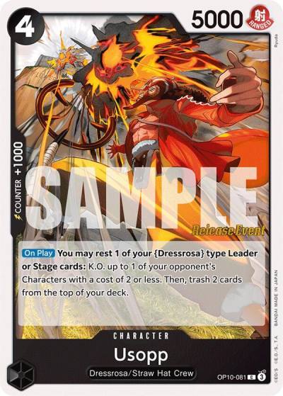 Usopp (081) OP10-081 Royal Blood Release Event Cards Card