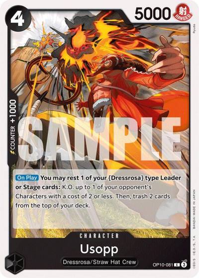 Usopp (081) OP10-081 Royal Blood Card