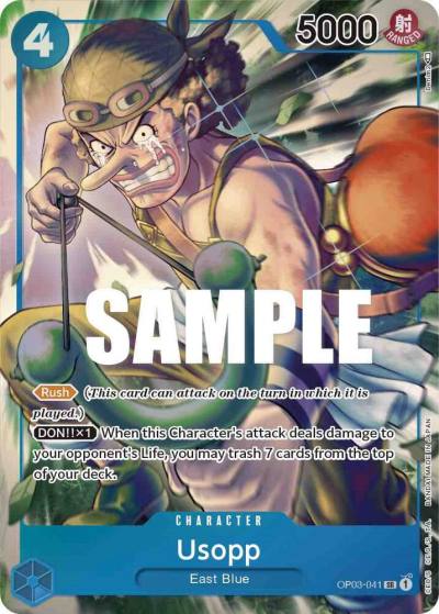 Usopp (Alternate Art) OP03-041 Pillars of Strength Card
