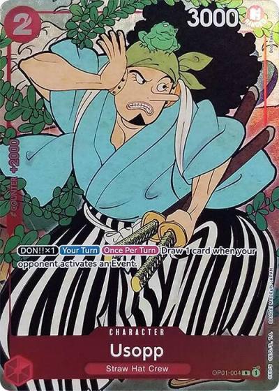 Usopp (English Version 1st Anniversary Set) OP01-004 One Piece Promotion Cards Card