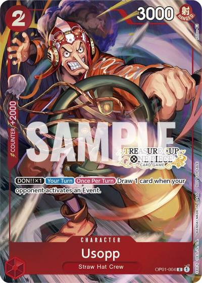 Usopp - OP01-004 (Treasure Cup) OP01-004 One Piece Promotion Cards Card