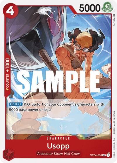 Usopp OP04-003 Kingdoms of Intrigue Card