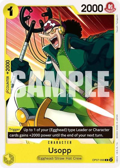 Usopp OP07-099 500 Years in the Future Card
