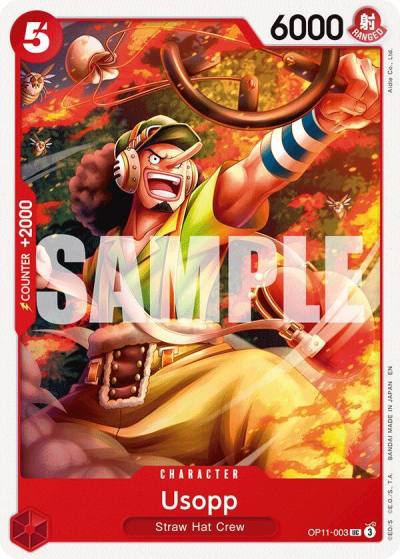 Usopp OP11-003 A Fist of Divine Speed Card