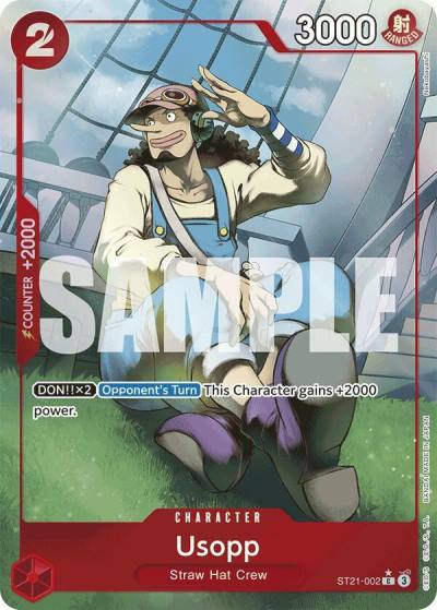 Usopp (Parallel) ST21-002 Starter Deck EX: Gear 5 Card