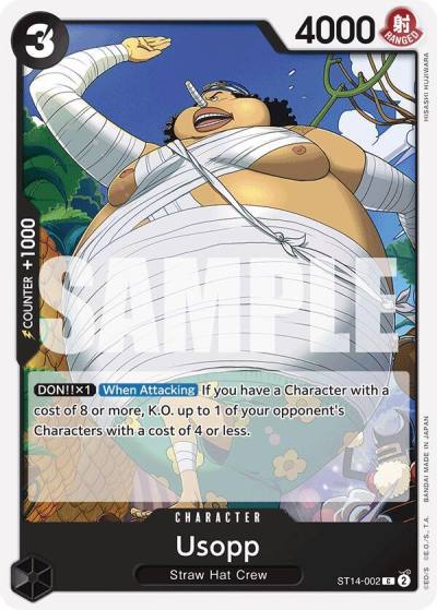 Usopp ST14-002 Starter Deck 14: 3D2Y Card