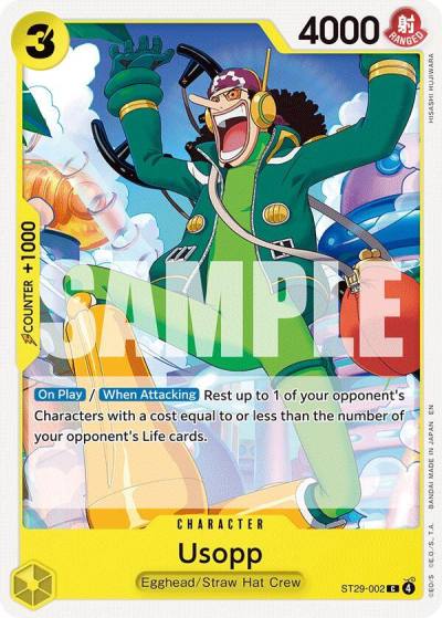 Usopp ST29-002 Starter Deck 29: Egghead Card