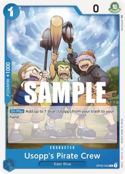 Usopp's Pirate Crew OP03-042 Pillars of Strength Card