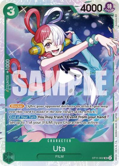 Uta (002) ST11-002 Starter Deck 11: Uta Card