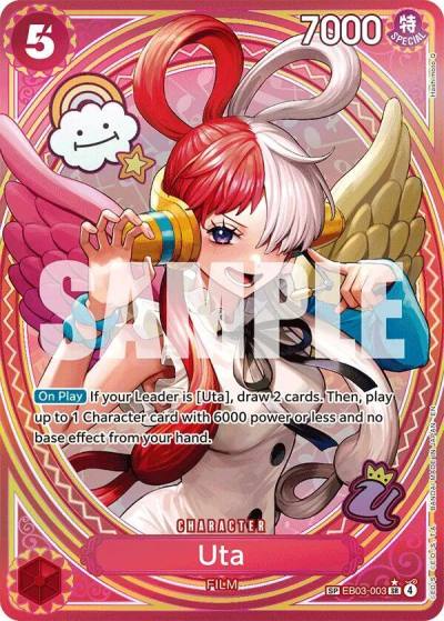Uta (003) (SP) EB03-003 Extra Booster: One Piece Heroines Edition Card