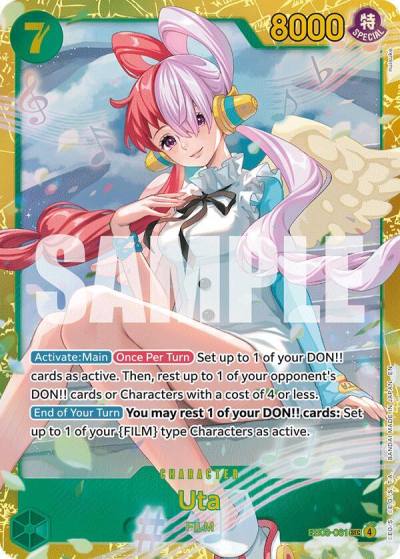 Uta (061) EB03-061 Extra Booster: One Piece Heroines Edition Card