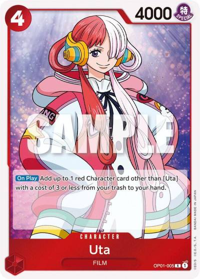 Uta OP01-005 Romance Dawn Card