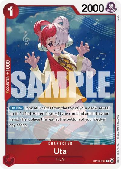 Uta OP09-002 Emperors in the New World Card