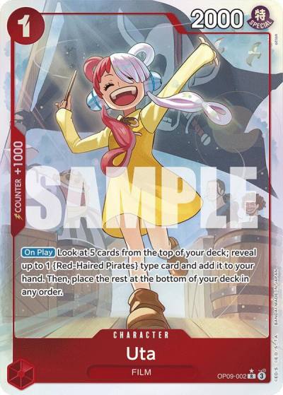 Uta (Parallel) OP09-002 Emperors in the New World Card