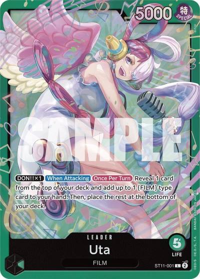 Uta (ST11-001) ST11-001 Starter Deck 16: GREEN Uta Card