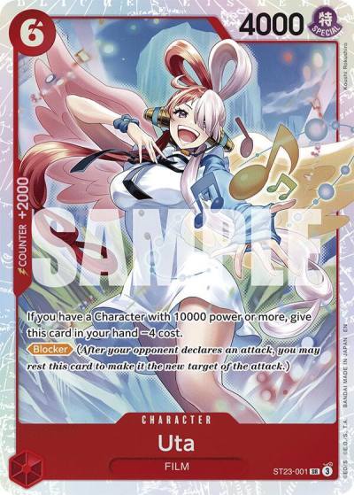Uta ST23-001 Starter Deck 23: RED Shanks Card