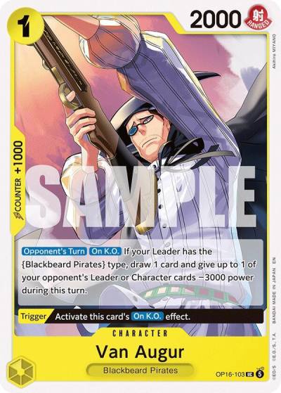 Van Augur OP16-103 The Time of Battle Card