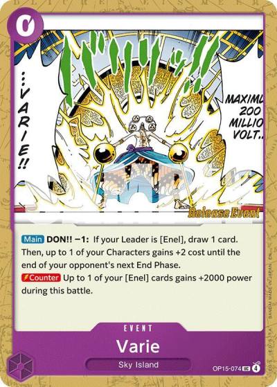 Varie OP15-074 Adventure on Kami's Island Release Event Cards Card