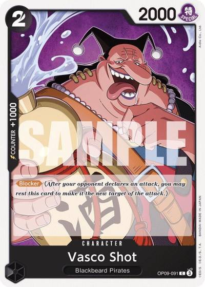 Vasco Shot OP09-091 Emperors in the New World Card