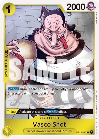 Vasco Shot OP16-110 The Time of Battle Card