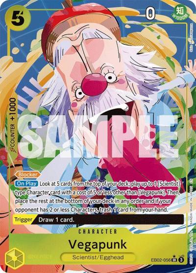 Vegapunk (Alternate Art) EB02-056 Extra Booster: Anime 25th Collection Card