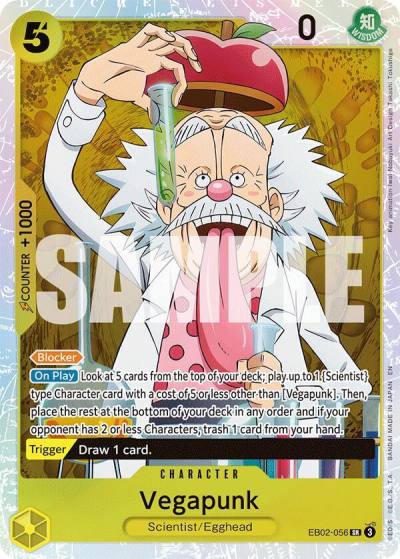Vegapunk EB02-056 Extra Booster: Anime 25th Collection Card