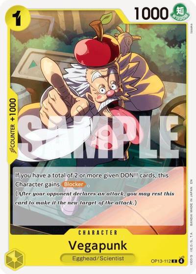 Vegapunk OP13-112 Carrying On His Will Card