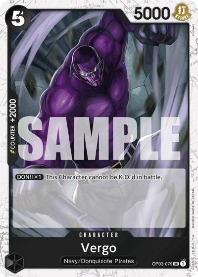 Vergo (Jolly Roger Foil) OP03-079 Premium Booster -The Best- Card