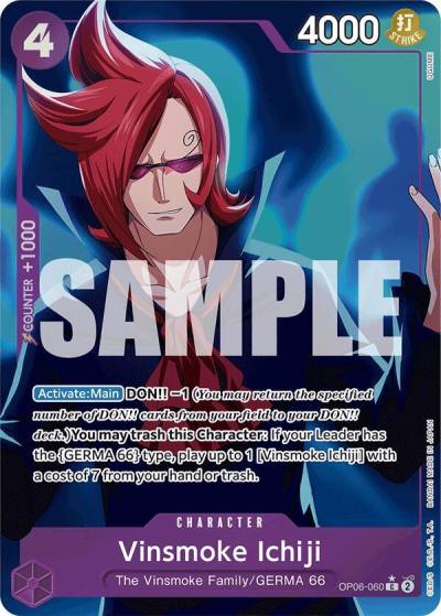 Vinsmoke Ichiji (OP06-060) (Full Art) OP06-060 Premium Booster -The Best- Card