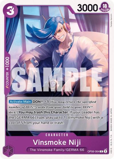 Vinsmoke Niji (064) OP06-064 Wings of the Captain Card