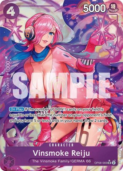 Vinsmoke Reiju (069) (Alternate Art) OP06-069 Wings of the Captain Card
