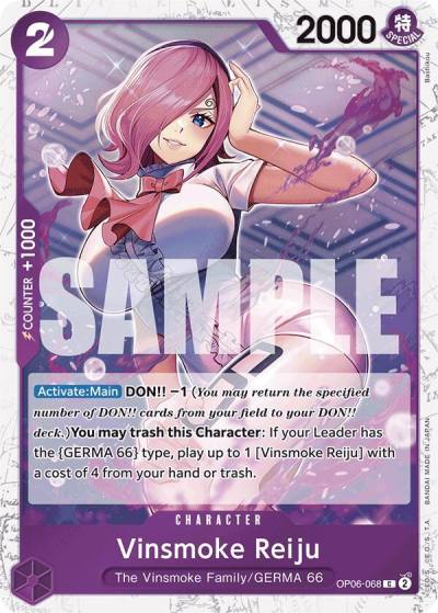 Vinsmoke Reiju (OP06-068) (Jolly Roger Foil) OP06-068 Premium Booster -The Best- Card