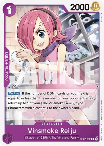 Vinsmoke Reiju OP07-062 500 Years in the Future Card