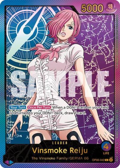 Vinsmoke Reiju (SP) OP06-042 Extra Booster: Anime 25th Collection Card